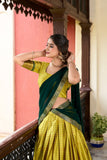 Cotton Silk Weaving Work Lehenga Choli - women's fashion mart