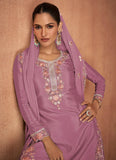 Outstanding Designer Embroidered Party Wear Sharara Suit - women's fashion mart