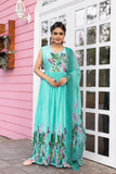 Stunning Printed Chinon Gown With Dupatta Set - women's fashion mart