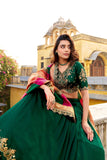 Elegant Vichitra Silk Embroidery Lehenga Choli