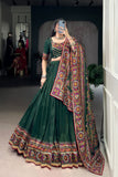 Gamthi Print Embossed Designer Beautiful Lehenga Choli