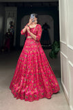 Floral Printed Pink Elegance Wedding Suit