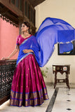 Cotton Silk Weaving Work Lehenga Choli - women's fashion mart