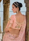 Blush Pink Heavy Embroidered Designer Lehenga