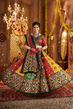 Beautiful Multi Color Designer Organic Cotton Navratri Stylish Chaniya Choli