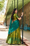 Kanjivaram Designer Zari Work Lehenga Choli - women's fashion mart