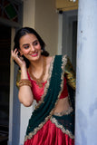 Tarika Narayan Pattu South Indian Lehenga Set