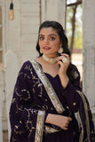 Glamorous Embellished Stylish Gown -WOMEN FASHION Purple / M women's fashion mart