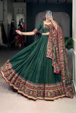 Gamthi Print Embossed Designer Beautiful Lehenga Choli