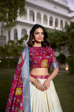 Kalamkari Print Beautiful Lehenga Choli For Woman - women's fashion mart