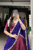 Tarika Narayan Pattu South Indian Lehenga Set