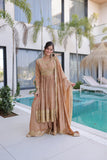 Premium Embroidered Kurti Sharara Dupatta Set For Women
