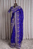 Faux Georgette Aari work saree -Georgette Saree Default Title women's fashion mart