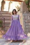 Jagu Star Georgette Anarkali | Shoppers Trend