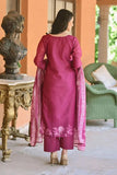 Buy designer magenta printed kurti set for women  women's fashion mart