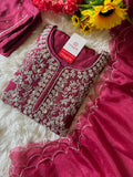 Designer Embroidered kurta pant with dupatta  women's fashion mart
