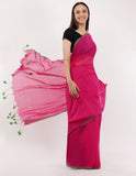 pink eye-catching mul cotton saree -Saree Default Title women's fashion mart