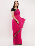 pink eye-catching mul cotton saree -Saree Default Title women's fashion mart