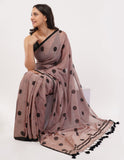 handloom mul cotton saree -Saree Default Title women's fashion mart