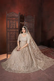 Chiku Color Embroidered Net Fabric Long Gown – Perfect for Festive Occasions -Gown M women's fashion mart