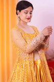 Trendy Yellow Crop Top Lehenga With Shrug 2024 -Lehenga Yellow women's fashion mart