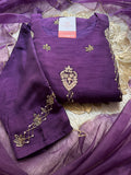 Designer Embroidered kurta set with dupatta  women's fashion mart