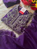 Designer Embroidered kurta pant with dupatta  women's fashion mart