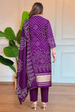 Designer Purple Bandhani Print Kurti For Women  women's fashion mart