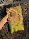 Dharmavaram Silk Sarees with Exquisite Leheriya Meenakari Weaving -silk saree Orange / free size women's fashion mart