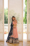 Dyeable Pure Viscose Jacquard fabric Lehenga Choli &Dupatta Set -Lehenga Choli Set White women's fashion mart