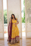 Dyeable Pure Viscose Jacquard fabric Lehenga Choli &Dupatta Set -Lehenga Choli Set White women's fashion mart