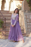 Jagu Star Georgette Anarkali | Shoppers Trend