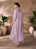 Luxurious Lavender Organza Hand Worked Co-Ord Set - women's fashion mart