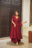 Devine Pure Cotton Anarkali Suit Set  women's fashion mart
