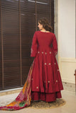 Divine Muslin Anarkali Style Plazzo Suit Set -suit set XS [34] women's fashion mart