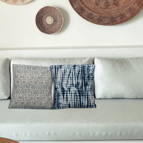 Oxford Cushion Cover Set Of 2 18"X18" - women's fashion mart