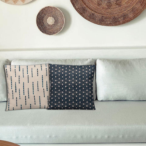 Sapphire Cushion Cover Set Of 2 18"X18" - women's fashion mart