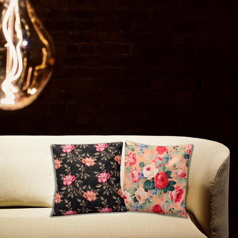 Elite Cushion Cover Set Of 2 18"X18" - women's fashion mart