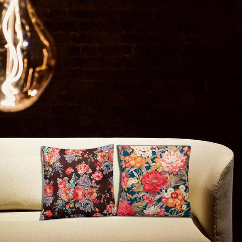 Bloom Cushion Cover Set Of 2 18"X18" - women's fashion mart