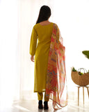 Amazing Pure Viscous Straight Kutta Pant Suit -Salwar Kameez Sea Green / XS women's fashion mart