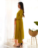 Amazing Pure Viscous Straight Kutta Pant Suit -Salwar Kameez Sea Green / XS women's fashion mart