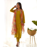 Amazing Pure Viscous Straight Kutta Pant Suit -Salwar Kameez Sea Green / XS women's fashion mart