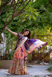 Dola Silk Kalamkari Printed Lehenga Choli Set - women's fashion mart