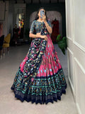 Adorable Pink Patola Print Zari Weaving Border Work Lehenga Choli -Lehenga Choli Semi Stitched women's fashion mart