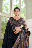 Amazing Tussar Silk Floral Printed Foil Worked Lehenga Choli Set - women's fashion mart