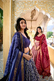 Colourful Tussar Silk Printed Foil Worked Lehenga Choli Set - women's fashion mart