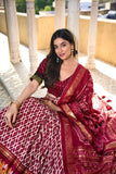 Colourful Tussar Silk Printed Foil Worked Lehenga Choli Set - women's fashion mart