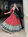Celebrate Your Festival with Rayon Lehenga Choli -Lehenga Choli Red / XS women's fashion mart