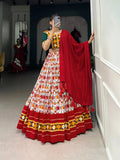 Drape yourself in elegance of Dola Silk Navratri Lehenga Choli - women's fashion mart