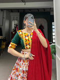 Drape yourself in elegance of Dola Silk Navratri Lehenga Choli - women's fashion mart